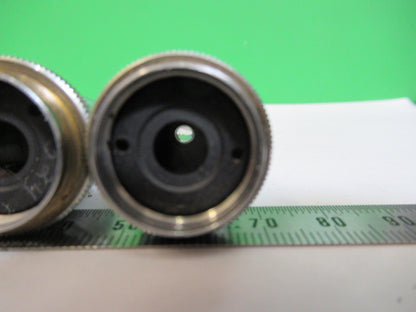 BAUSCH LOMB OBJECTIVE LOT 3 EA OPTICS MICROSCOPE PART AS PICTURED &H9-A-69