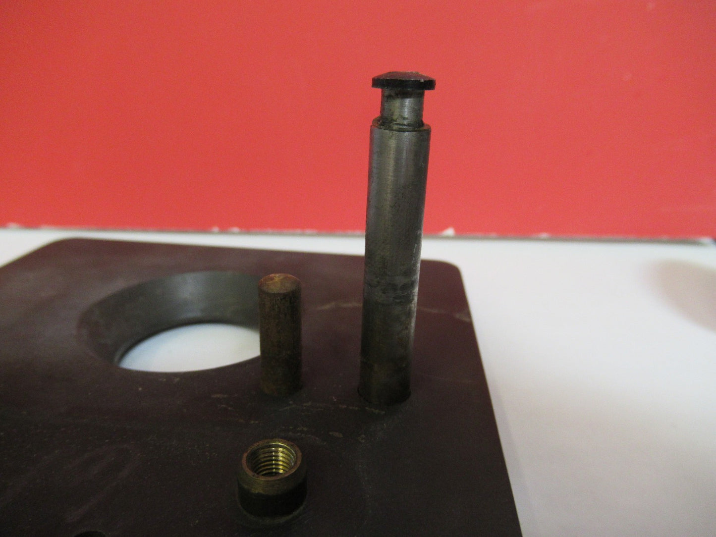 ANTIQUE SPENCER AO STAGE TABLE SPECIMEN MICROSCOPE PART AS PICTURED V7-A-88