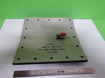 MICROTEL ANTENNA ADAMS RUSSELL RF MICROWAVE FREQUENCY GHz AS IS BIN#H7-A-01