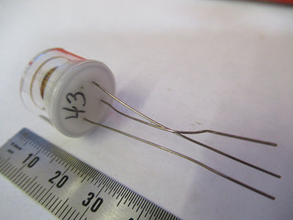 BELL LABS 6.7 MHz KERNCO RESONATOR GLASS PKG FREQUENCY CTL AS PICTURED &1-DT-98