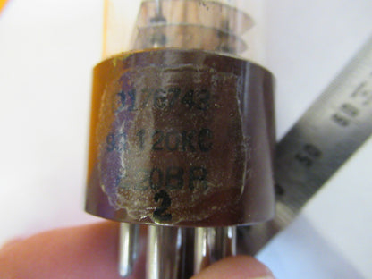 Antique Resonator Quartz Crystal Glass Pkg Frequency