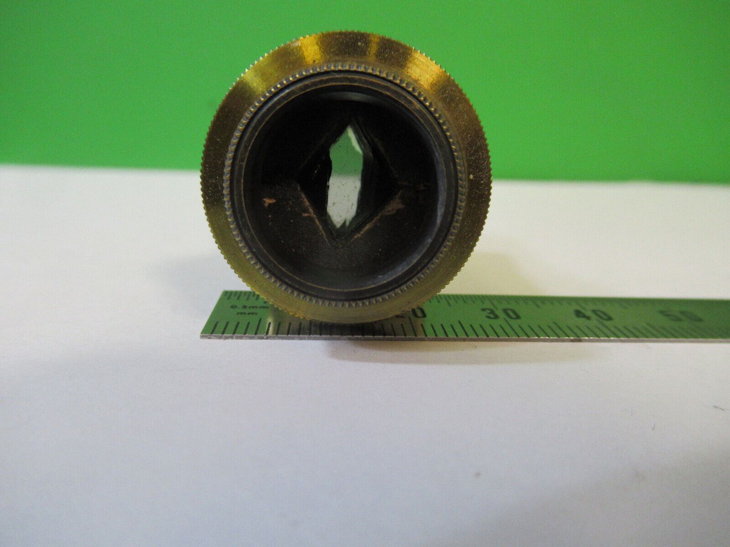 ANTIQUE BRASS HENRY CROUCH LONDON POL LENS MICROSCOPE AS PICTURED &22-A-17