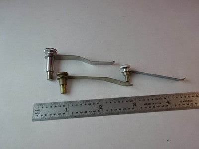 Lot 3 Ea Clips for Microscope Stage Part