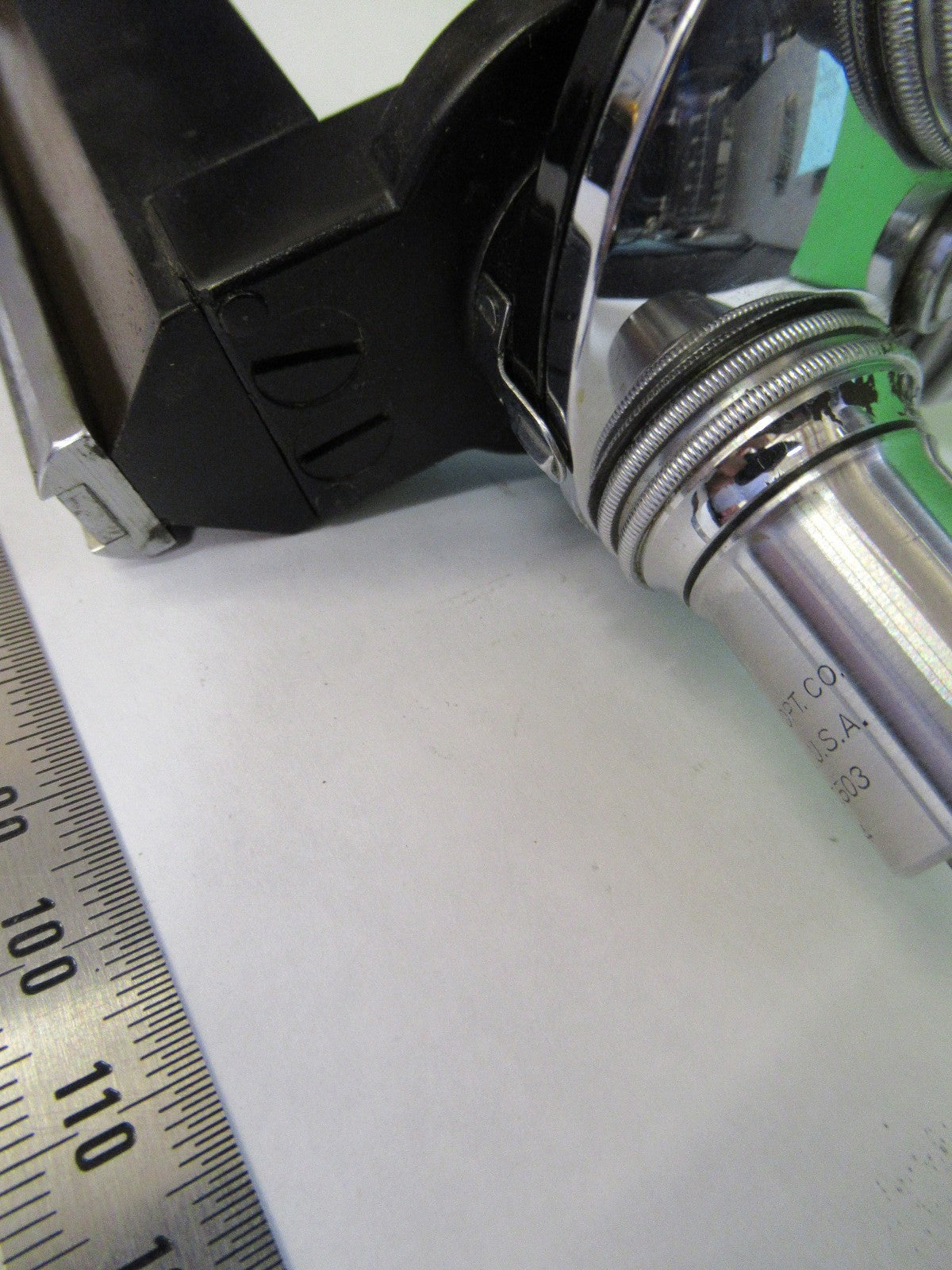 BAUSCH LOMB ANTIQUE NOSEPIECE + OBJECTIVES MICROSCOPE PART AS PICTURED Y4-FT-88