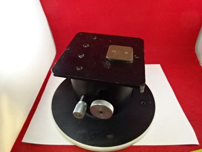 HUGE INTERFEROMETER MICROSCOPE TILTING TABLE  Z AXIS TILT TIP OPTICS AS IS BN#74