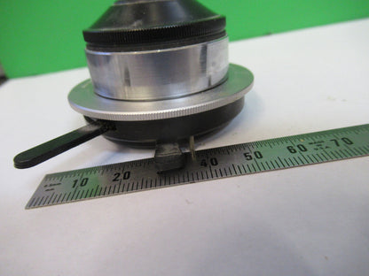 MICROSCOPE PART BAUSCH LOMB CONDENSER IRIS ASSEMBL OPTICS AS PICTURED  #G2-A-60