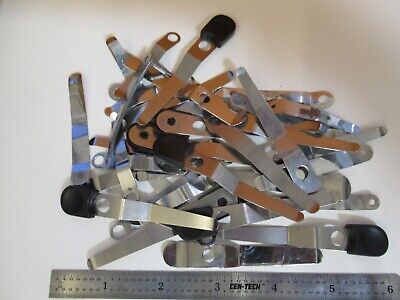 LOT CLIPS ASSORTMENT MICROSCOPE PART AS PICTURED &1E-C-98