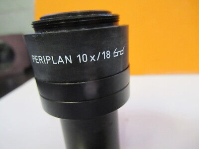 Ernst Leitz Germany Eyepiece 10X /18 Microscope Part Optics