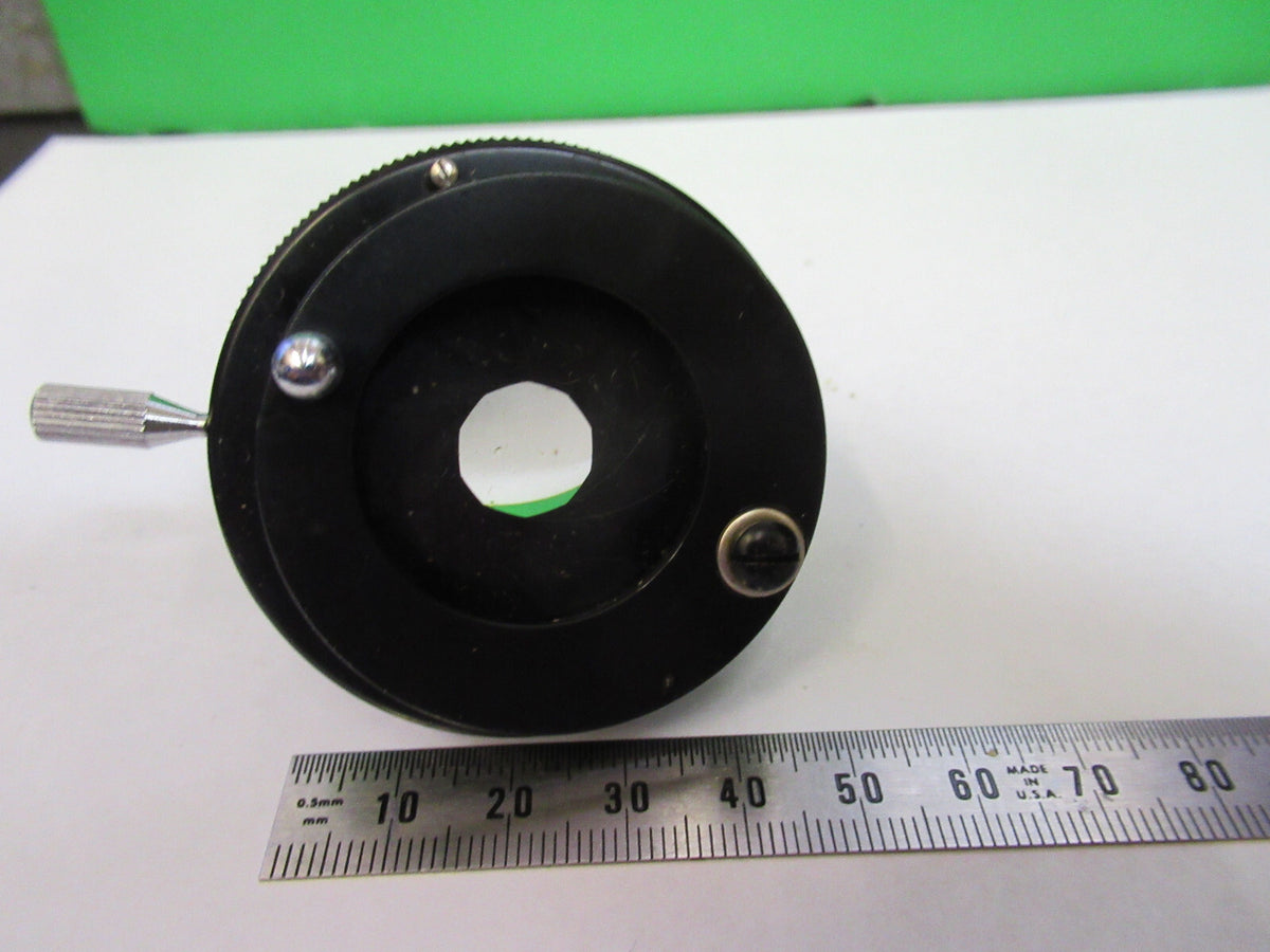 MICROSCOPE PART OPTICAL KENT TOKYO CONDENSER IRIS ASSEMBL OPTICS AS PIC #G2-A-66