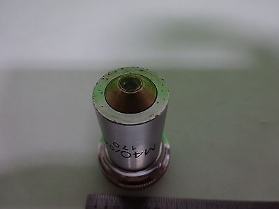 MIKROSKOPTEIL OBJEKTIV UNITRON M40 OPTIK WIE IST BIN#Y5-21