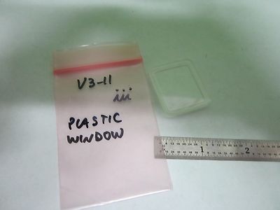 OPTICAL PLASTIC WINDOW NICE LASER OPTICS AS IS BIN#V3-11
