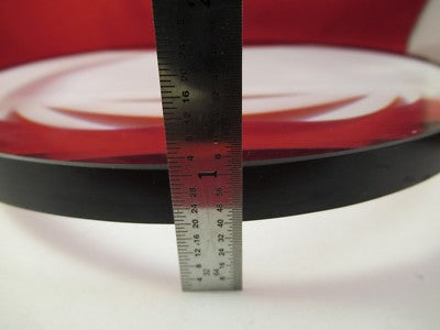 Huge Optical Convex Concave Lens 7.5" Diameter Glass Thick Pro Optics