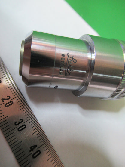 LEITZ WETZLAR H32X QUARTZ GLASS OBJECTIVE MICROSCOPE PART AS PICTURED &R2-A-05