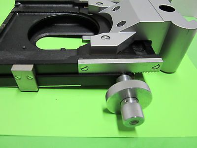 MICROSCOPE PART REICHERT AUSTRIA ZETOPAN STAGE SLIDE MICROMETER AS PICTURED B#29