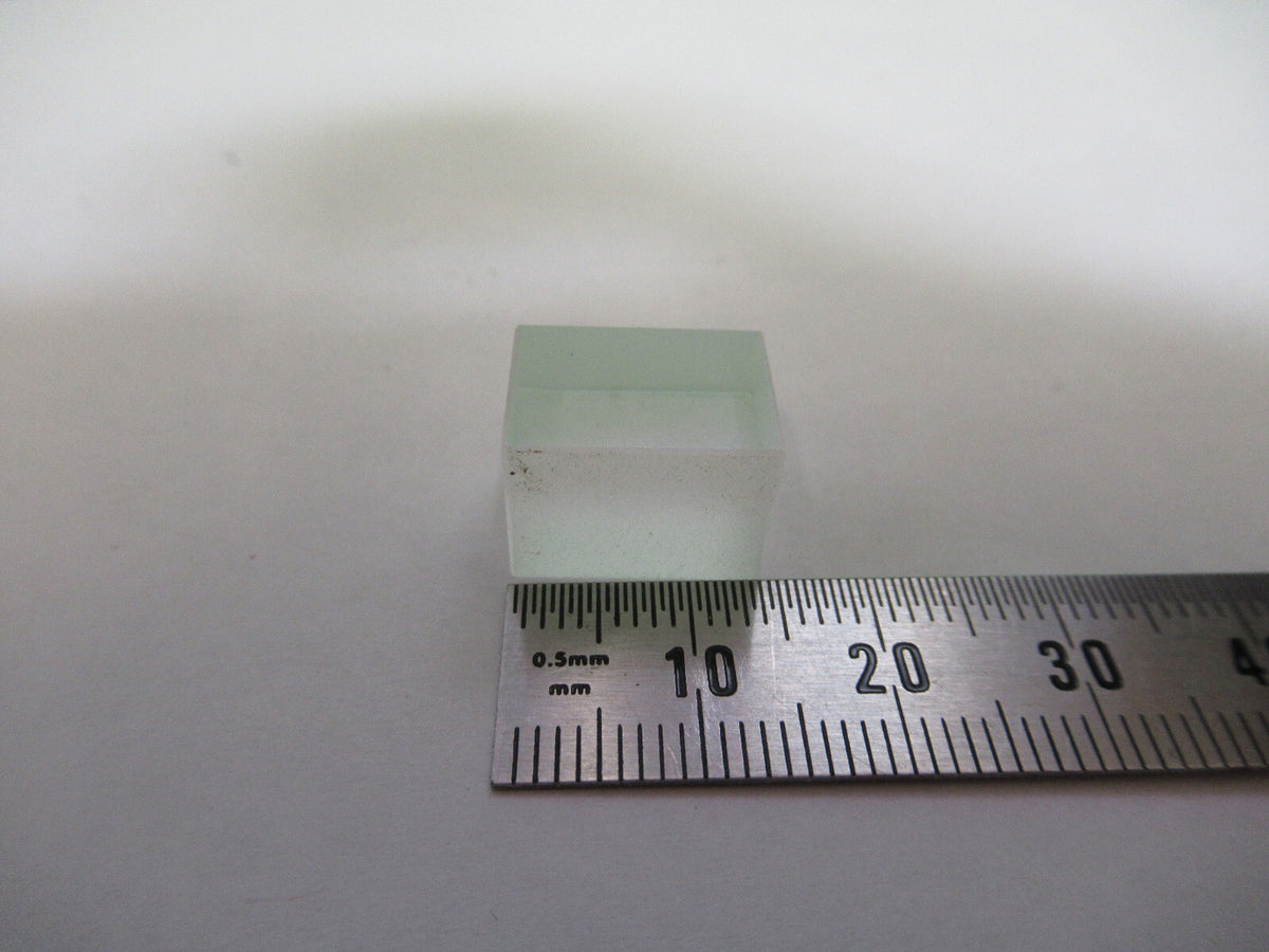 OPTICAL GLASS BEAM SPLITTER MIL SPEC OPTICS LASER OPTICS AS PICTURED 80-B-04