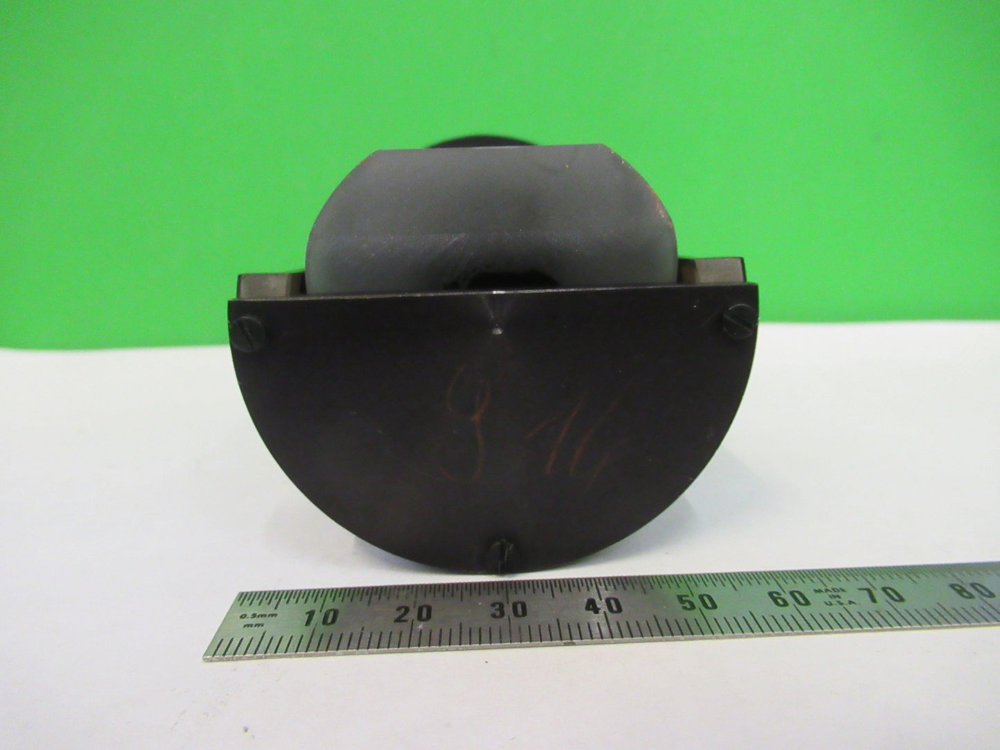 AUS JENA GERMANY MIRROR ASSEMBLY OPTICS MICROSCOPE PART AS PICTURED T2-A-68