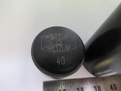 SEIBERT WETZLAR BRASS EMPTY CAN OBJECTIVE MICROSCOPE PART AS PICTURED U9-A-02