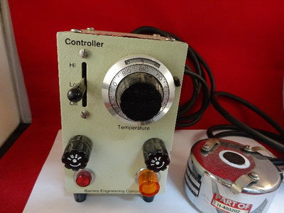 BARNES ENGINEERING HEATER CONTROL + STAGE AS IS #AN-09