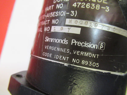 SIKORSKI INDICATOR AIRCRAFT DUAL TORQUE 472638-3 AS PICTURED  t8-b-04