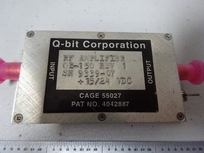 RF Microwave Amplifier Q-bit 150 MHz Frequency 15-24 VDC