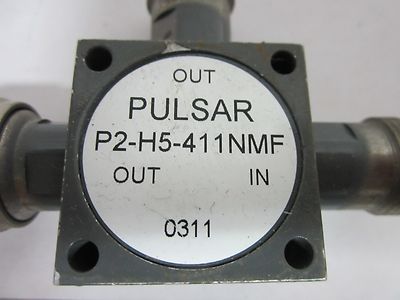 PULSAR P2-H5-411NMF SPLITTER GHz RF MICROWAVE FREQUENCY AS IS BIN#K7-12