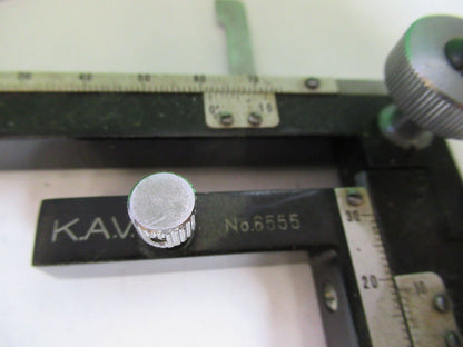 K.A.V. GENERIC CLIPS XY MICROSCOPE PART AS PICTURED Z7-FT-69