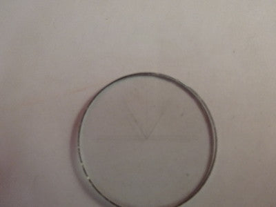 RETICLE MICROSCOPE PART OPTICS OPTICAL PART AS IS &AQ-A-02