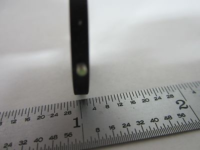 OPTICAL MICROSCOPE POLARIZER [burnt out]  OPTICS AS IS BIN#R8-47