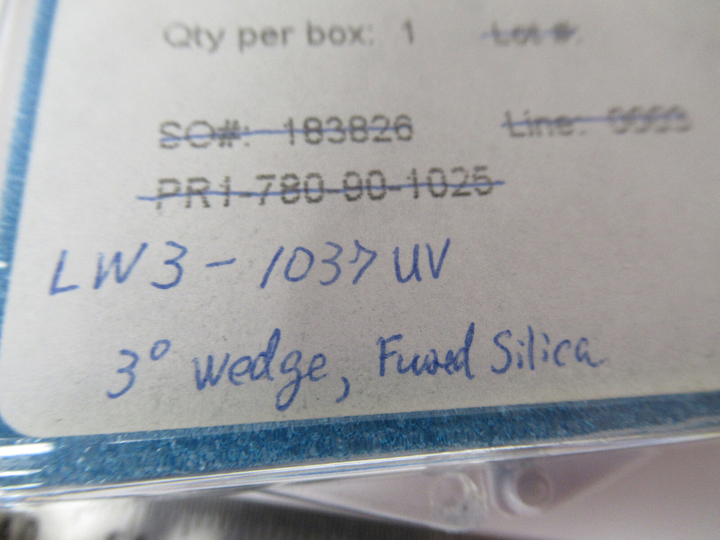 Optical Fused silica UV Glass Wedge Cvi Optics