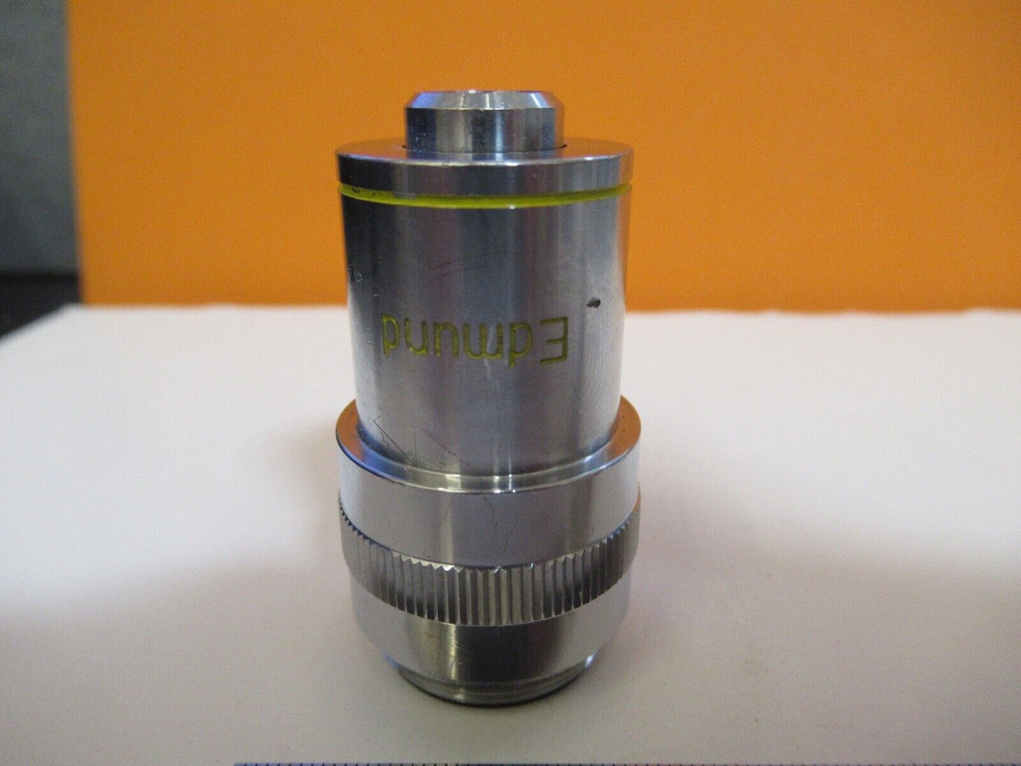 EDMUND SCIENTIFIC JAPAN 10X OBJECTIVE OPTICS MICROSCOPE PART AS PICTURED A4-A-34