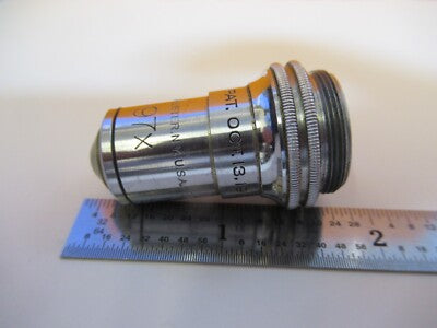BAUSCH LOMB 97X OPTICS OBJECTIVE MICROSCOPE PART AS PICTURED &1E-C-83
