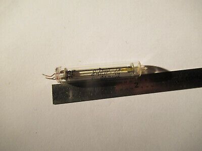 ANTIQUE QUARTZ RADIO CRYSTAL RUSSIAN GLASS HOLDER FREQUENCY CONTROL #F4-A-80