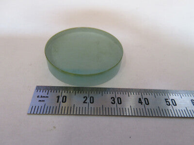 OPTICAL HEAT ABSORBING GLASS FILTER MICROSCOPE THICK OPTICS AS PICTURED &P6-A-71