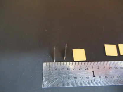 Lot Quartz Y-cut Piezoelectric Blanks Gold Plated Ultrasonic Sensor