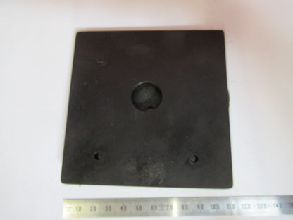 BAUSCH LOMB STAGE TABLE antique MICROSCOPE PART AS PICTURED  S3-B-89