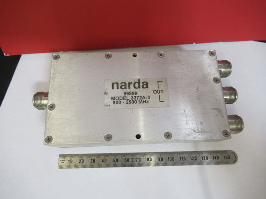 RF MICROWAVE SPLITTER DIVIDER NARDA  3372A-3 800-2500 MHz PICTURED G4-A-19