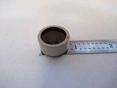 OPTICAL COLLIMATOR OPAQUE FILTER PIECE MICROSCOPE PART OPTICS AS IS &3K-A-07