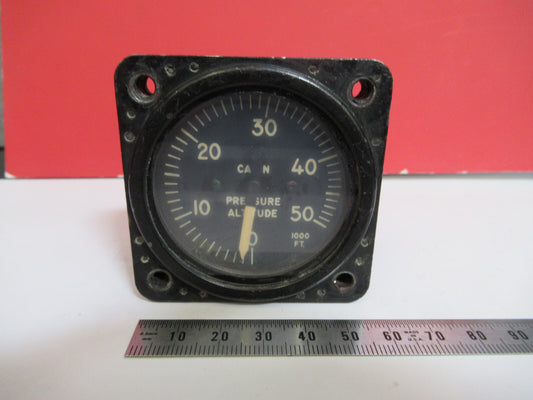 INDICATOR PRESSURE ALTITUDE CABIN KOLLSMAN 128SCA109-1  AS PICTURED  T1-A-40