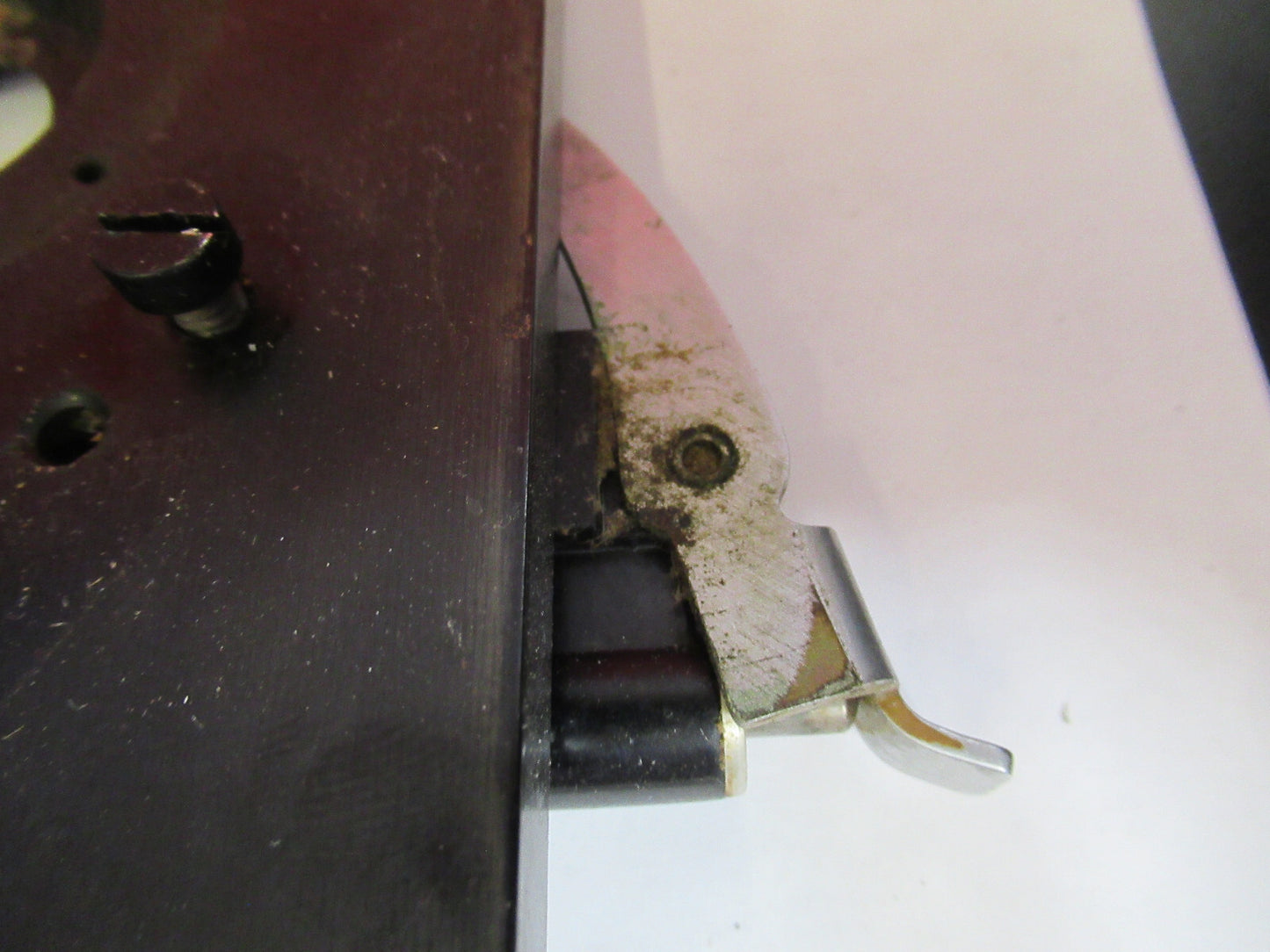 BAUSCH LOMB XY STAGE TABLE CLIPS OPTICS MICROSCOPE PART AS PICTURED T9-A-35