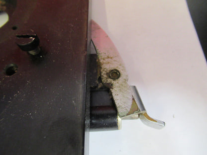 BAUSCH LOMB XY STAGE TABLE CLIPS OPTICS MICROSCOPE PART AS PICTURED T9-A-35