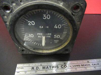 KOLLSMAN PRESSURE GAUGE AIRCRAFT INDICATOR GRUMMAN AS PICTURED &8C-FT-04