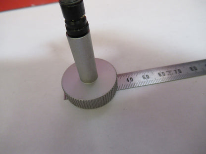 LEICA LEITZ GERMANY DMRB KNOB CONDENSER  MICROSCOPE PART AS PICTURED T5-A-17