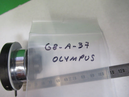 OLYMPUS JAPAN CONDENSER IRIS OPTICS MICROSCOPE PART AS PICTURED G8-A-37