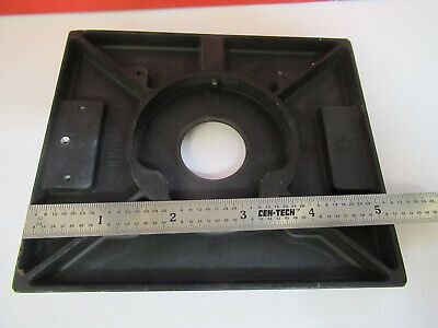 UNKNOWN MAKER JAPAN STAGE TABLE CLIPS MICROSCOPE PART AS PICTURED &B1-A-87