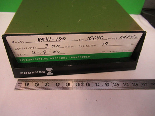 ENDEVCO MEGGITT 8541-100 PRESSURE SENSOR 100 psi  AS PICTURED G3-FT-15