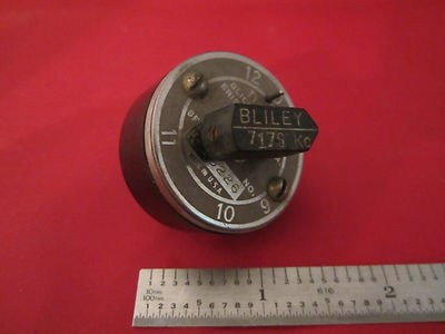 Vintage Wwii Bliley Electric Co. Quartz Crystal Variable Frequency VF1 7176 Kc