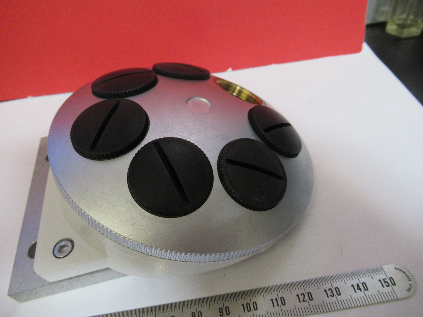 LEICA LEITZ GERMANY DMRX NOSEPIECE MICROSCOPE PART AS PICTURED FT-2-150