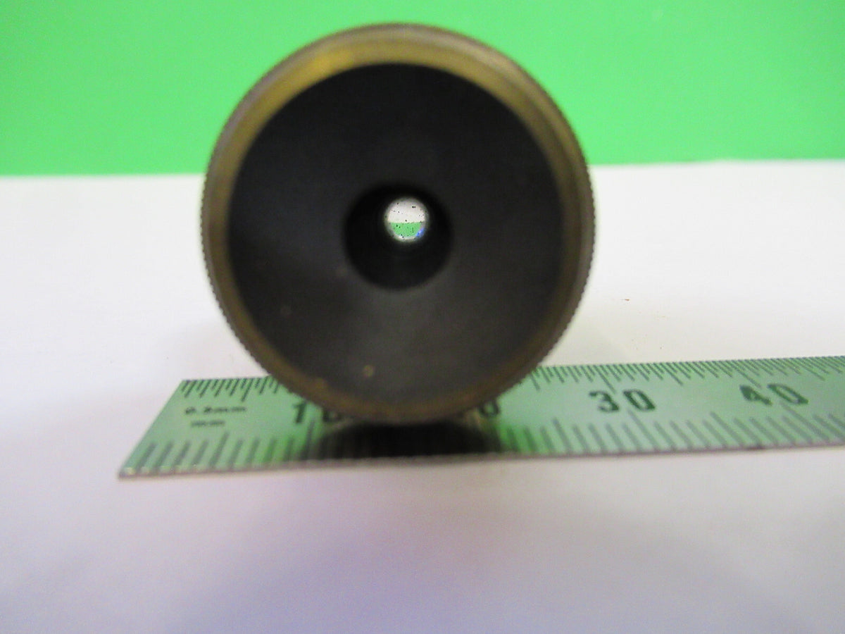 ANTIQUE BRASS OBJECTIVE SPENCER 95X LENS MICROSCOPE PART AS PICTURED &H9-C-11