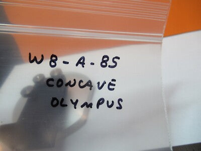 OLYMPUS JAPAN CONCAVE MOUNTED MIRROR OPTICS MICROSCOPE PART AS PICTURE &W8-A-85
