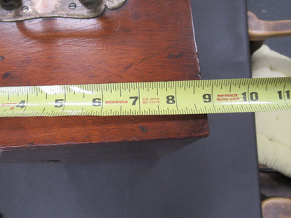 Empty Busch Germany Wood Cabinet Antique Microscope Part